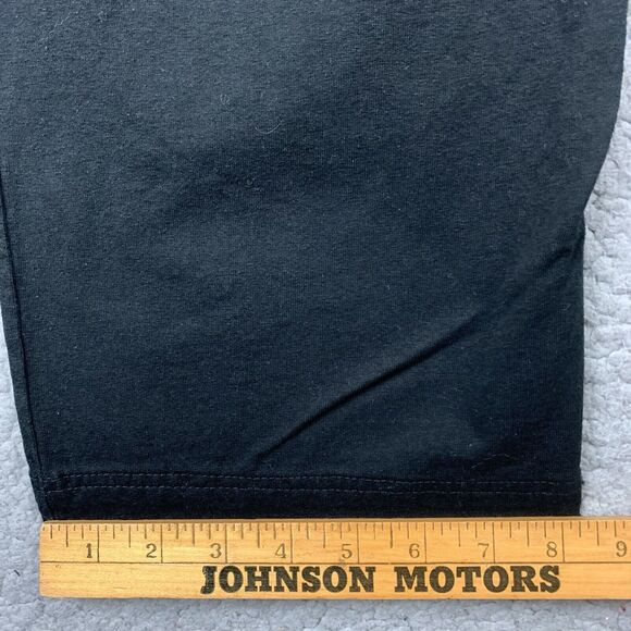 Champion Sweatpants Men's S Open Leg Drawstring Embroidered Logo Pocket Black - Picture 8 of 11